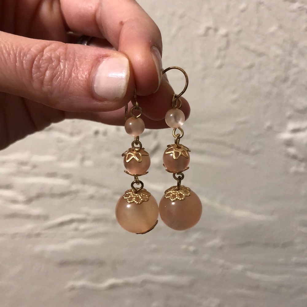 Blush Dangling Earrings